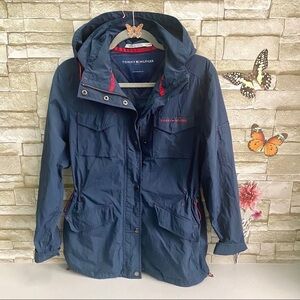 Tommy VINTAGE windbreaker/rain army style jacket